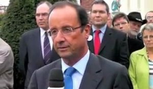François Hollande dans l'Aisne