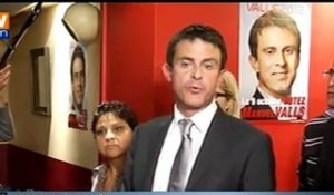 Primaire : Valls, 5e, appelle à voter Hollande