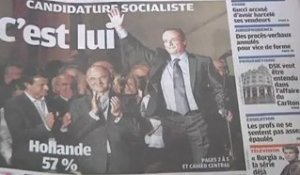 François Hollande endosse son costume de candidat à la...