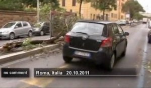 Italie : Rome sous les eaux - no comment