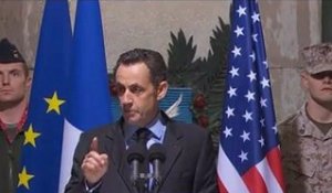 Cérémonie franco-américaine : le discours du Président de la République, à Cannes