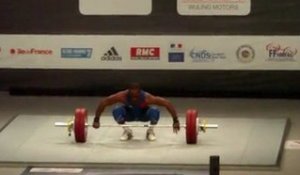 Weightlifting World Championships Paris 2011 - M69kgA - Venceslas DABAYA - Snatch 2 - 138kg