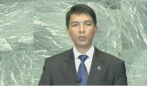 DISCOURS - Andry RAJOELINA - Madagascar