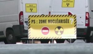 Nucléaire : Greenpeace bloque le siège du PS