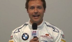 24 Heures du Mans 2011, interview de Andy Priault pilote de la BMW M3 GT n°56