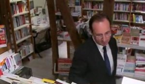 François Hollande s'exprime sur l'augmentation de la TVA sur les livres