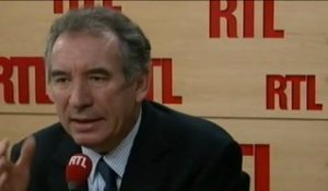 Francois Bayrou contre le "parachutage" de Claude Guéant