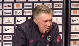 PSG-TFC : Conférence de presse de Carlo Ancelotti