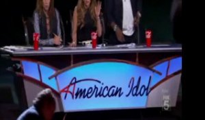 Cascade sur le plateau d'American Idol