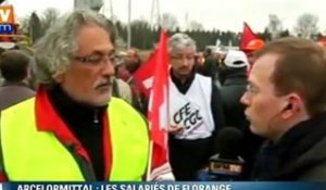 ArcelorMittal : les salariés bloquent Florange, dans l'attente du CE