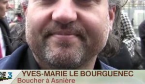 SIA 2012 : ITV Yves-Marie Le bourguenec, boucher, Front de Gauche