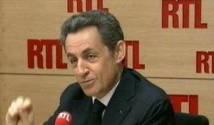 Sur RTL, Nicolas Sarkozy salue le succès de "The Artist"