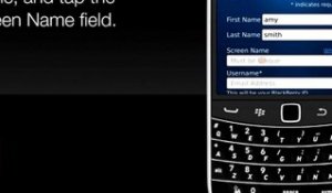 BlackBerry 9900 : how to set up BlackBerry ID