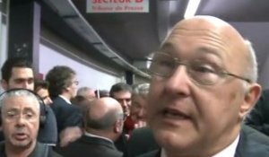 La réaction de Michel Sapin après le meeting de François Hollande 0 lyon