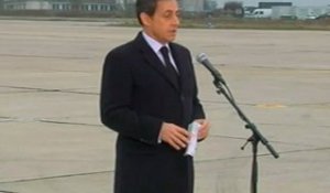 Nicolas Sarkozy rend hommage à Edith Bouvier et William Daniels