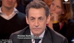 France : échange véhément entre Nicolas Sarkozy et...