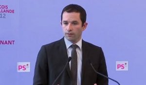 Point presse de Benoît Hamon : «la stigmatisation des musulmans est insupportable»