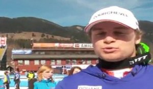 Interview d'Alexis Pinturault après sa 2nde place au Géant de Kranjska Gora
