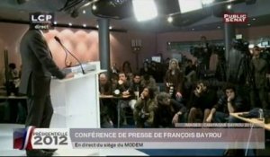 Conference de François Bayrou sur le thème "La France Solidaire"