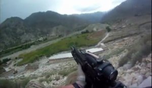 Soldat américain touché par des tirs Taliban