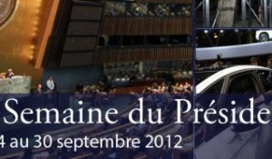 La semaine du Président du 24 au 30 septembre 2012