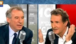 Bayrou sur BFMTV rejette les appels du pied du PS et de l'UMP