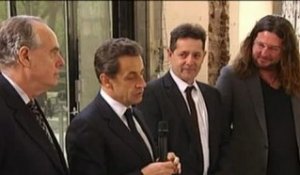 Allocution de N. Sarkozy au Palais de Tokyo à Paris