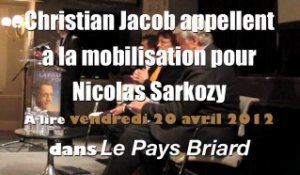 Christian Jacob appelle à soutenir Nicolas Sarkozy