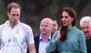 Les Princes William et Harry joue au polo et Kate Middleton les encourage