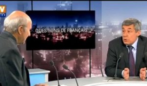 BFMTV 2012 : questions de Français à Henri Guaino