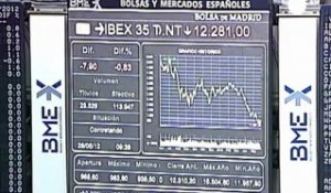 Espagne: le titre Bankia en chute libre
