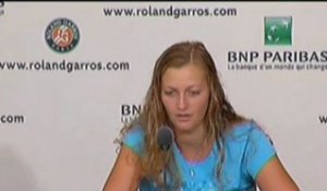 Roland Garros, 1er tour - Kvitova : “Je me sens bien”