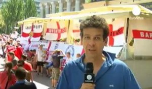 Euro2012 : L'entente cordiale entre supporters anglais...