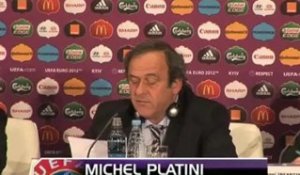 UEFA – Platini : « Chapeau à la Pologne et à l’Ukraine »