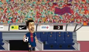 FC Barcelone - Jordi Alaba chez les Toons