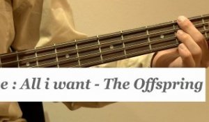 Comment jouer All I want de The Offspring à la basse ? -HD