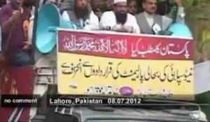 Pakistan : manifestation contre les... - no comment
