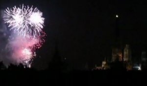 Rouen : le feu d'artifice du 14 juillet