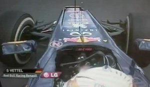La colère de Sébastian Vettel face à Lewis Hamilton GP Allemagne 2012