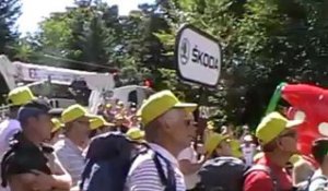 LE TOUR DE FRANCE A LA PLANCHE DES BELLES FILLES