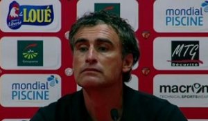 Le Mans FC 1-2 DFCO, O. Dall Oglio en conférence de presse