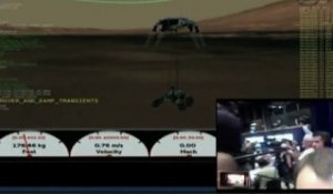 Atterrissage de Curiosity sur Mars le 6 août 2012