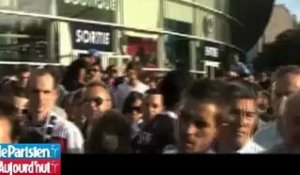 PSG-Lorient : les joueurs acclamés à l'arrivée au Parc