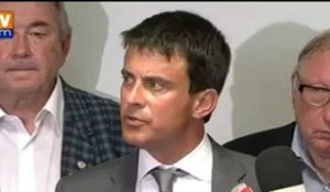 Valls à Amiens : "Rien ne peut excuser que l’on tire sur des policiers"