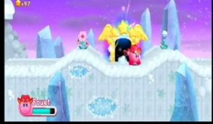 Kirby’s Adventure Wii - Boss : Gigalame du monde 4-1