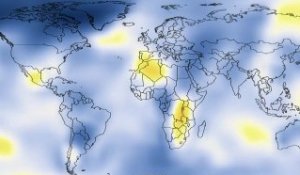 NASA : Animation des données de températures de 1884 à 2011