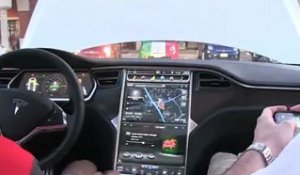 Tableau de bord de la Tesla Model S