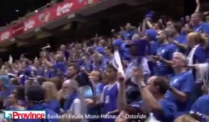 Basket : Finale Mons-Hainaut - Ostende : les supporters