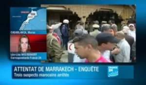 Maroc : Trois suspects arrêtés dans l'enquête sur l'attentat de Marrakech (France 24)