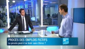 Jacques Chirac absent à l'ouverture de son procès (France24)